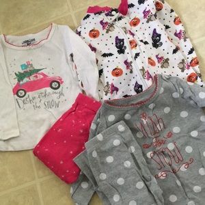 Halloween and Christmas pajamas